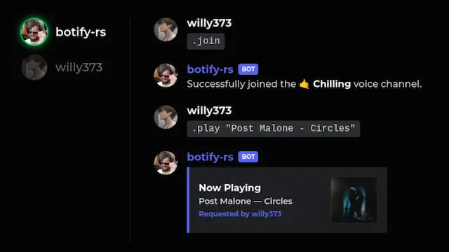 botify-rs | Versatile Discord Music Bot
